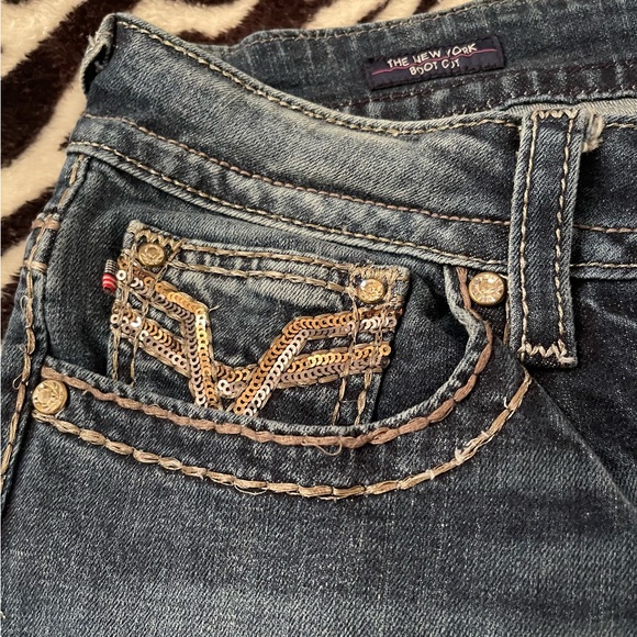 Vigoss Women’s jeans, Like new, 13/14, length 33, embellished! - Picture 5 of 5